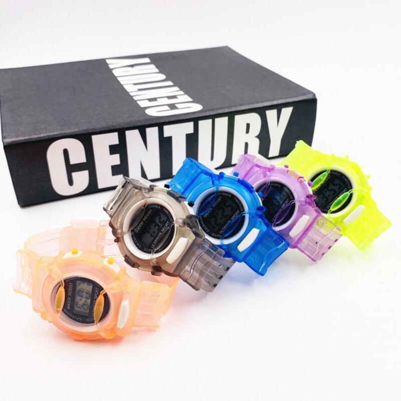 Reloj de pulsera ligero para niños y niñas, cronógrafo Digital portátil, preciso, a la moda, antidecoloración