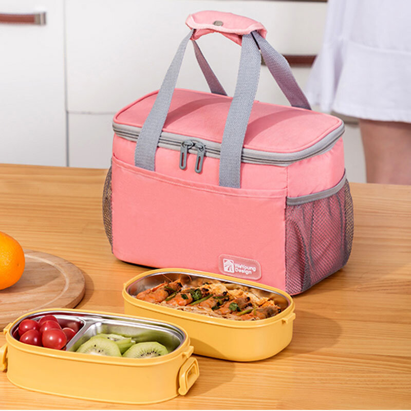 Isolierung Lunch pakete Outdoor Picknick tragbare wasserdichte Lebensmittel Lunch halter frisch halten Mittagessen Handtaschen Kühler Thermo tasche