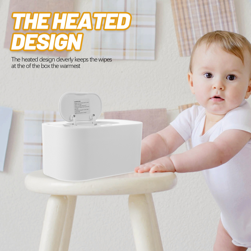 Calentador de toallitas húmedas para bebé, dispensador de pañales portátil, productos Abs, funda de calentamiento de tejido