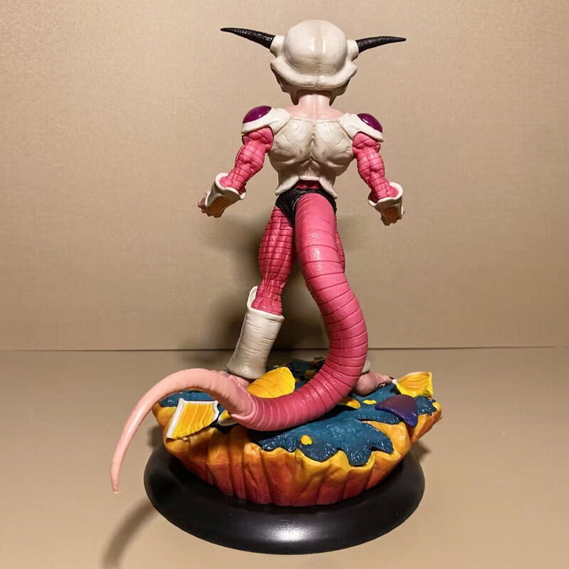 Frieza Anime Dragon Ball Statue, trou blanc, première forme, congélateur, modèle de figurine, collection en PVC, beurre, jouets pour cadeau d'anniversaire, 26cm