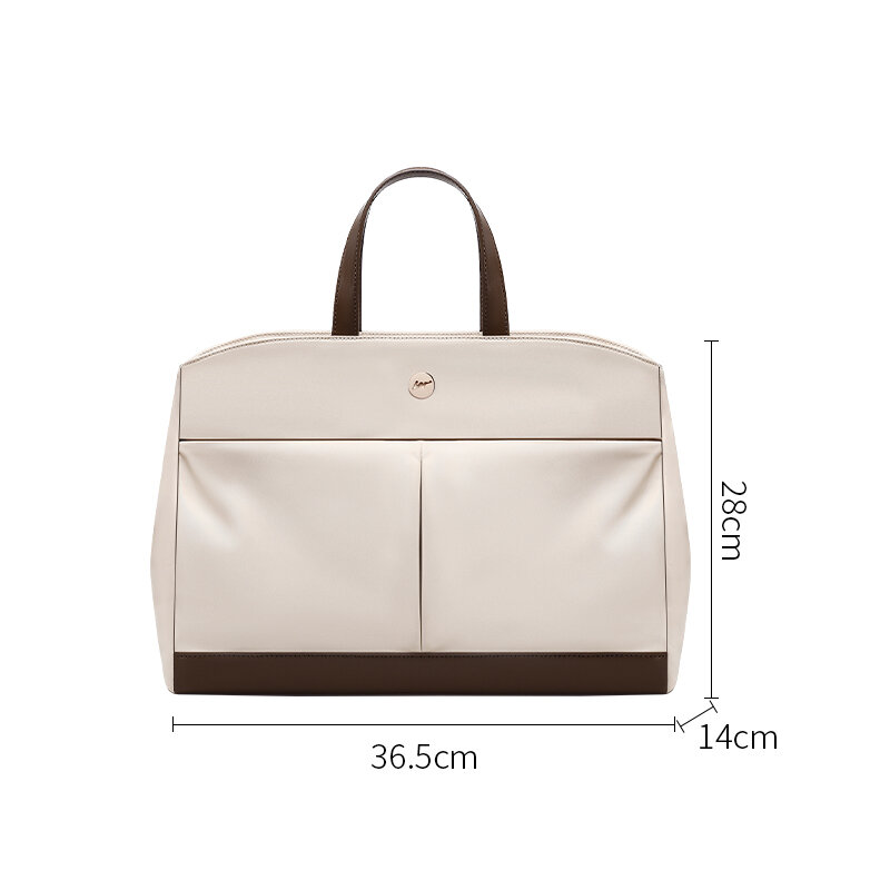 กระเป๋าใส่แล็ปท็อปกระเป๋าถือสตรีกระเป๋าโท้ทใส่พาดลำตัวสะพายไหล่เส้นเดียวกันน้ำความจุสูง