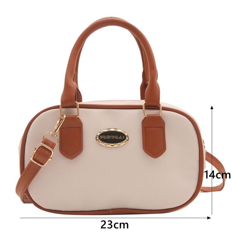 Impermeável PU couro Crossbody Bag, durável bolsa, Casual Shoulder Bag, Viagem Bag, Novo