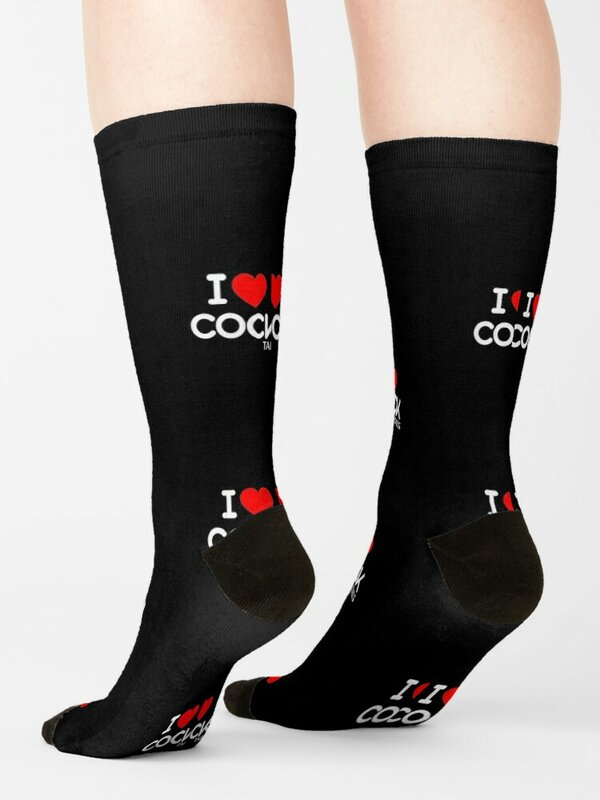 Eu amo Cocktails Anti Slip Socks para Mulheres, Engraçado Drinks Socks, Futebol Toe Sports, Meias do menino