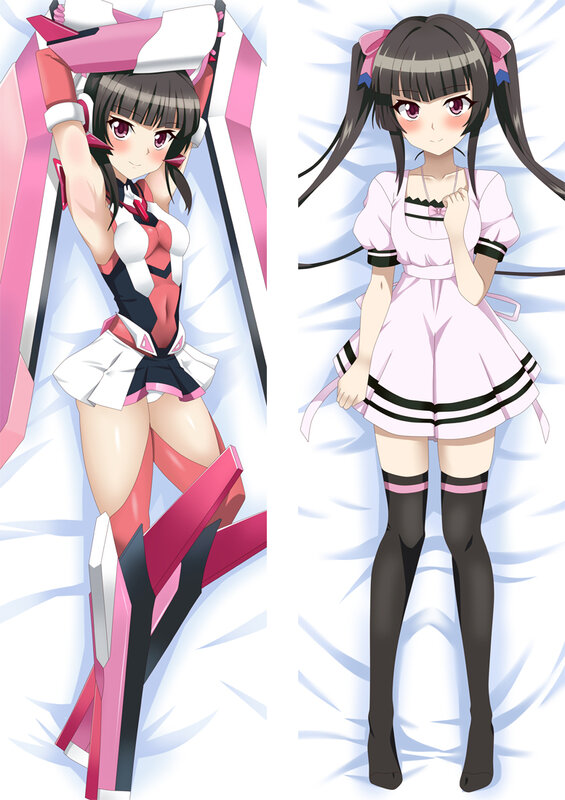 Funda de almohada con estampado Kawaii, ropa de cama, Cosplay, cuerpo de Anime, Dakimakura, doble cara