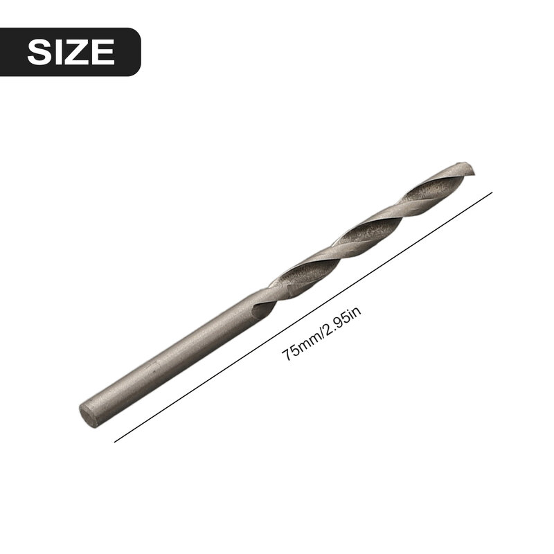 10pcs 4mm Drill Bit High Speed Steel Straight Shank Drill Bit Hole Cutter For Metal Wood Aluminum Plastic Drilling Power Tool