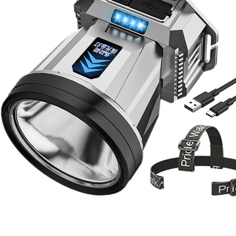 Reflektor przedni LED na akumulator dla dorosłych reflektor do biwakowania Jogging na świeżym powietrzu
