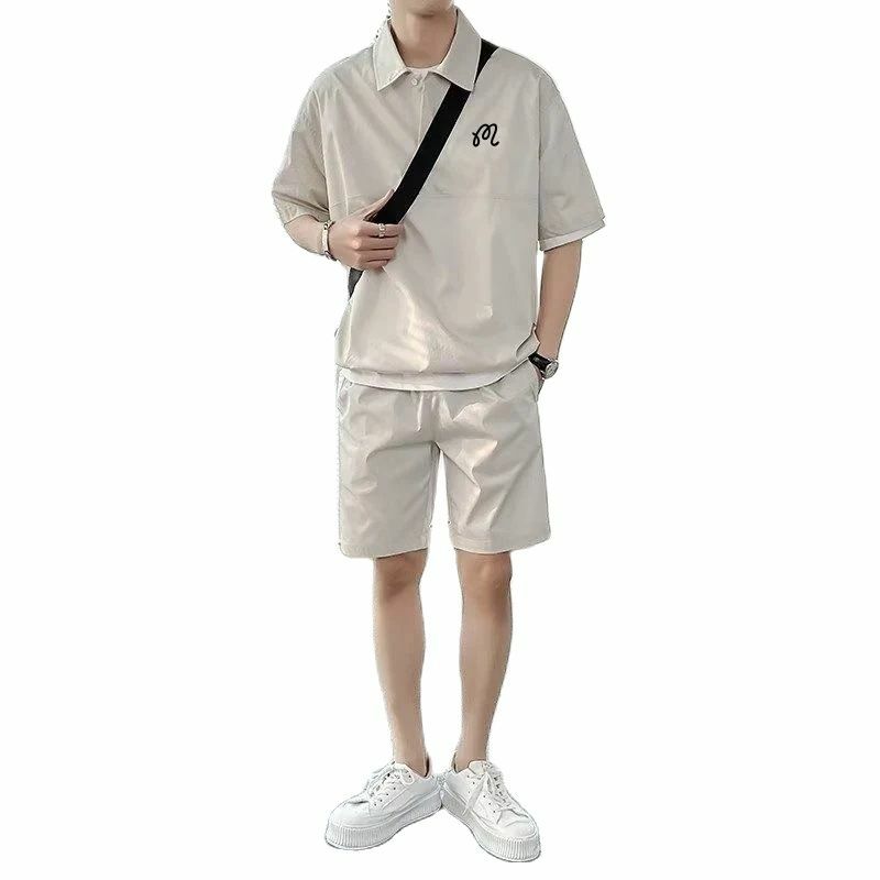 Высококачественные корейские костюмы для гольфа, Мужская одежда для гольфа, Новинка лета 2024, комплект из двух предметов, Мужская одежда для гольфа, быстросохнущие мужские шорты, Топ