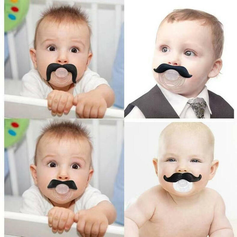 Baby Silicone labbra baffi ciuccio a forma di animale accessori fotografici neonato 0-3 anni bambino