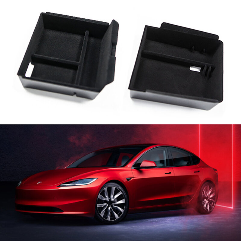 Per Tesla Model 3 Highland 2024 Console bracciolo Storage Organizer scatola di immagazzinaggio interna Organizer accessori di ricambio per interni