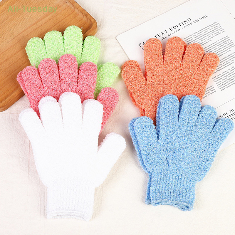 Перчатки для душа с пятью пальцами, домашнее полотенце для душа, скраб для мытья тела, детские домашние принадлежности, эластичные перчатки для мытья спины и купания