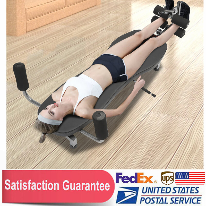 Back Stretch Machine Home Gym sistema di trazione lombare della colonna vertebrale barella per legamento a 330 libbre di capacità di peso