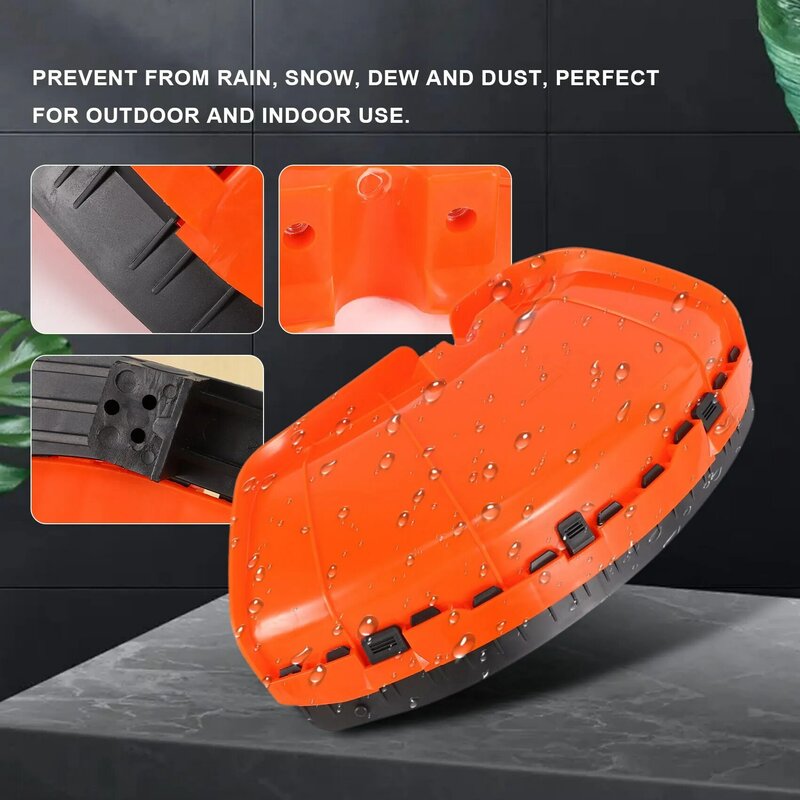 Universal Brush Cutter Shield Lawn Mower Guard Lightweight Plastic Grass Trimmer Blade Protector Cover For 26mm/28mm