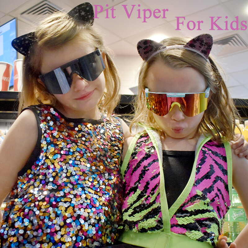النظارات الشمسية الرياضة في الهواء الطلق للأطفال ، نظارات الشمس UV400 ، نظارات الدراجات الجبلية ، الفتيان والفتيات والشباب