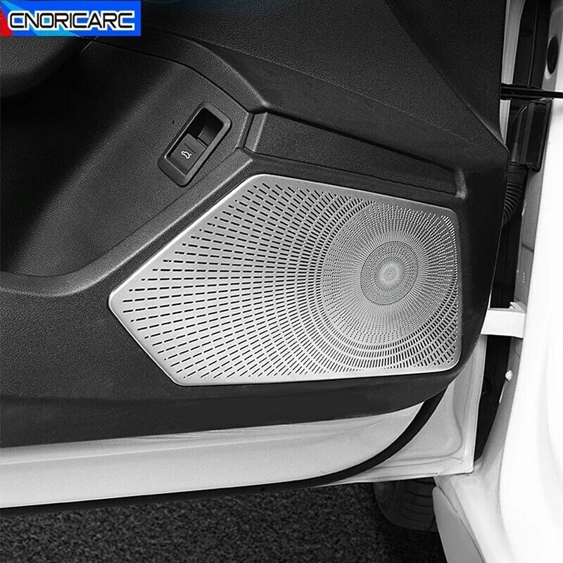 Auto Tür Stereo Audio Lautsprecher Rahmen Dekoration Loudpeaker Abdeckung Trim Für Audi A3 8Y 2021 Schwarz Automotive Interior Zubehör