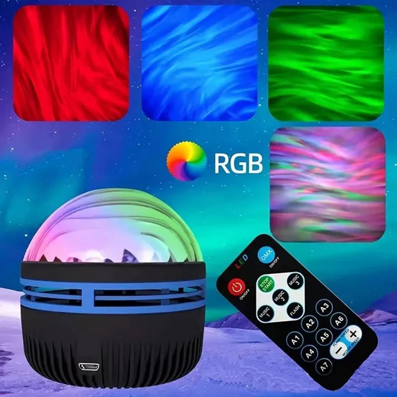 Galaxy Projector LED Ocean Galaxy Projector 14 Light Effects Dimmable Projector USB Dimmabl Remote Control Projector Night Light