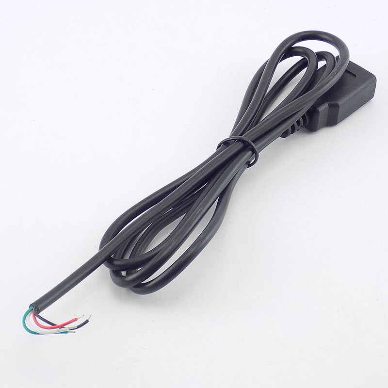 0.3/1/2M mikro USB żeńskie pojedynczy klosz 4 przewód pinowy długie przedłużenie danych kabel Adapter do zasilacza ładowania dla złącze PC H10