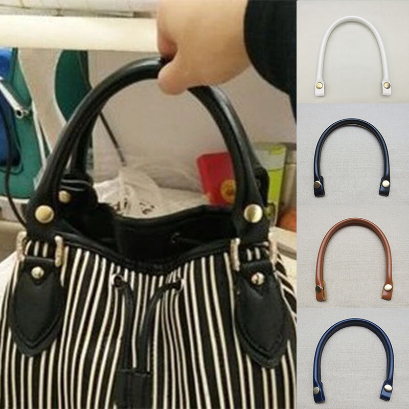 Asas de repuesto para bolso de mujer, correa de cuero PU, cinturón de Color sólido, accesorios de cierre, 1 unidad