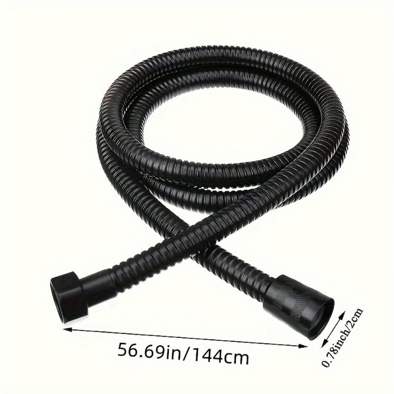Hot Household shower hose black 1.5 meters Kitchen Accessories basin faucet parts Replacement shower hose for sink Fast Delivery