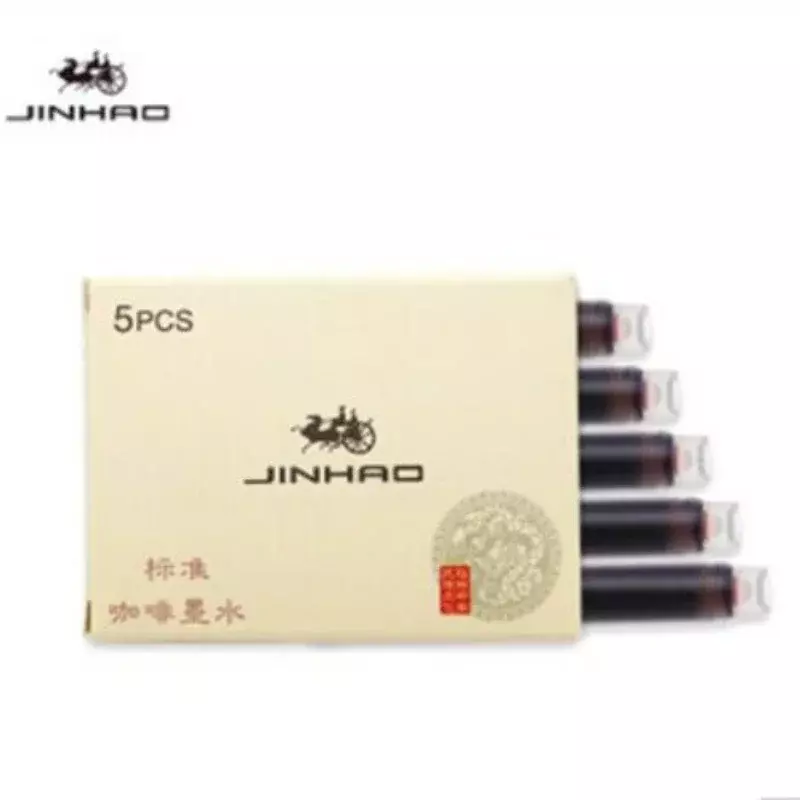 Jinhao 5/10/15 buah tinta warna Cartridge isi ulang pena air mancur perlengkapan tinta alat tulis siswa sekolah kantor tinta pena tinta