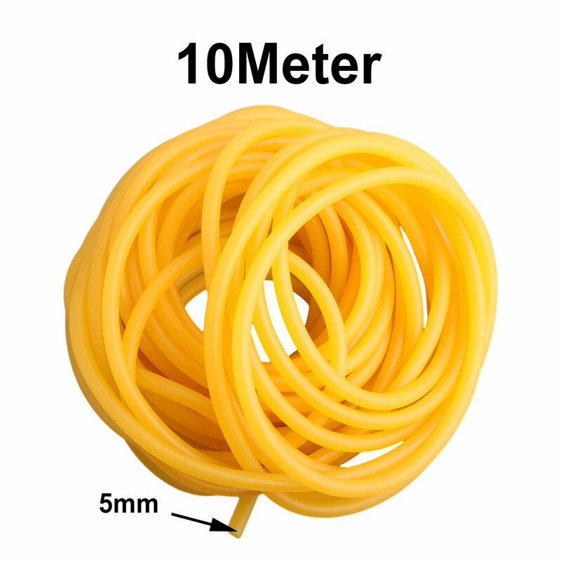 1-10M Natural Elastic Solid Latex Rubber Band Tube For Slingshots Outdoor Target Tube Band Shoot Bow For Hunting Catapults
