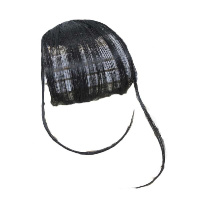 Flequillo de aire con flecos falsos para la frente, peluca Invisible, pieza femenina, Real Comic Flush, accesorios para el cabello