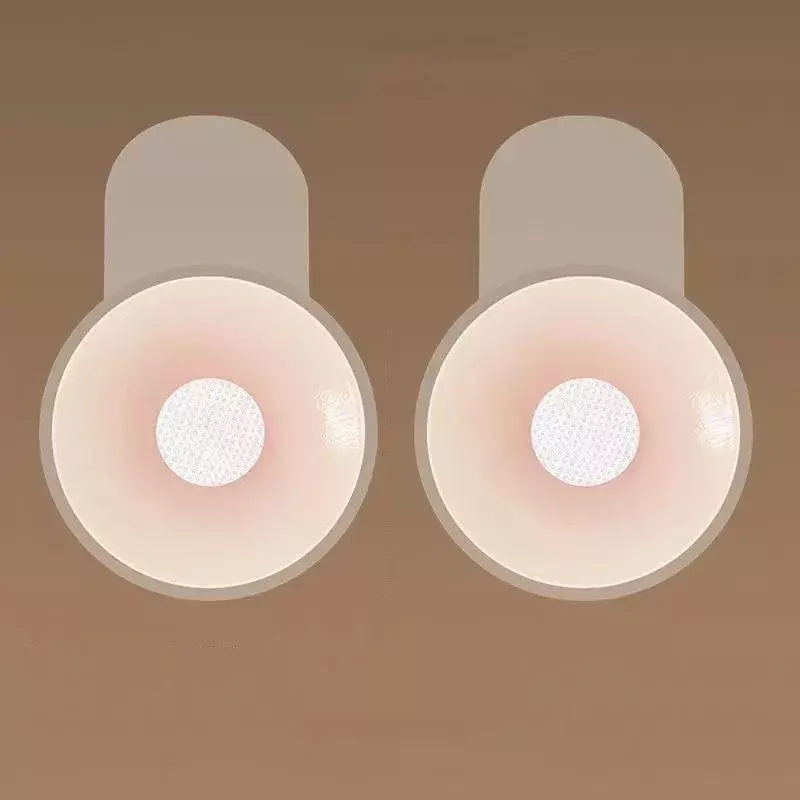 1Pairs Silicone Nipple Cover Lift Up Bra Sticker Adhesive Invisible Bras Chest Patch for Women Reusable Chest Breast Petals Pads
