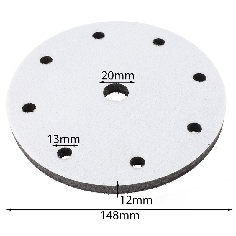Power Tools Interface Soft Pad Hook And Loop Disc 150mm Buffer Sponge For Surface Polishing Interface Cushion Pad