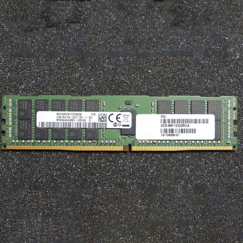 1 pièces 1 pièces pour placard UCS C200 C220 C240 mémoire figurée UCS-MR-1X322RV-A 32 Go DDR4 2400MHz 2400T ECC RAM