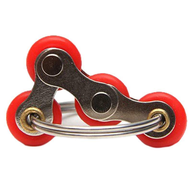 Chain Fidget Spinner Multi-Purpose Bicycle Chain Fidget Toy Compact Indoor Outdoor Relaxation Toys In Chain Shape For Dormitory