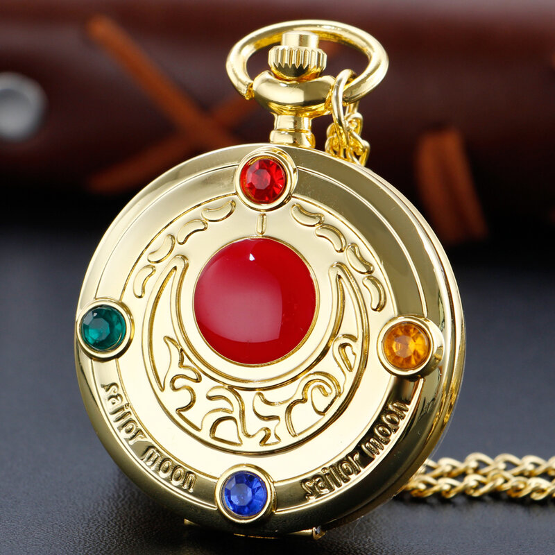 Collana con orologio da tasca con ciondolo al quarzo Girly bellissimo orologio semplice da donna con numeri romani classici regali commemorativi relógio de bolso