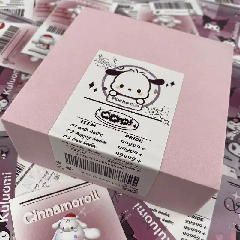 Kawali Sanrio Kuromi Cinnamoroll почтовые уплотнительные наклейки «сделай сам», ручная счётная фотография, милые детские игрушки, подарок для девочек