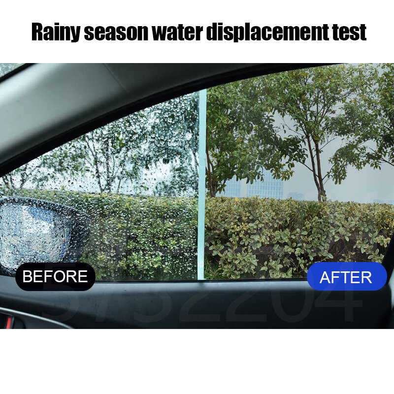 สเปรย์กันน้ำสำหรับรถยนต์หน้ากากกระจกกันน้ำกันฝนสำหรับรถยนต์กระจกบังลมกันน้ำไม่ฝนสารเคมีอัตโนมัติ