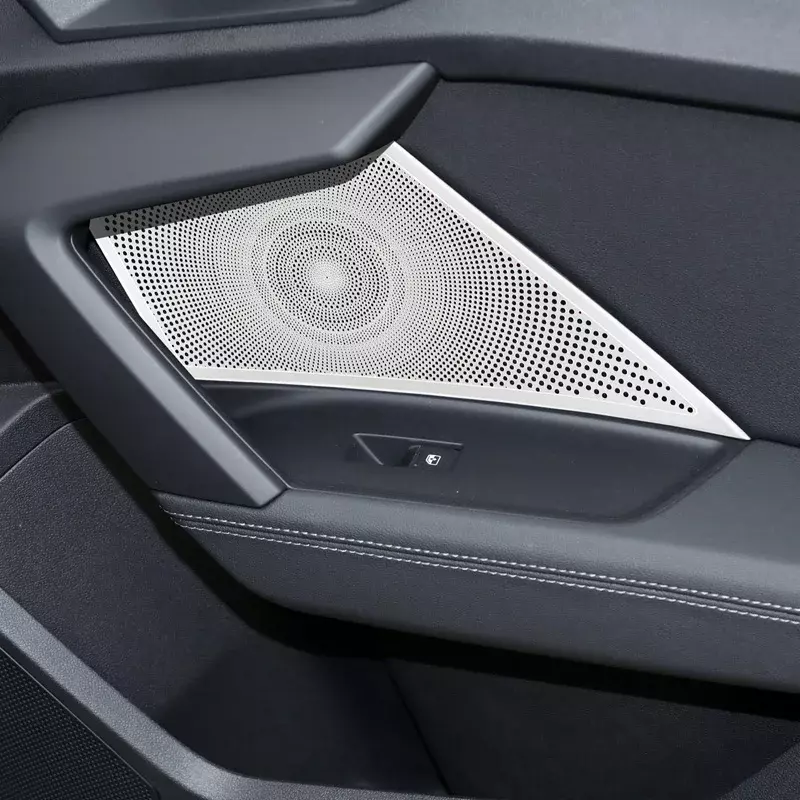 Auto Tür Panel Stereo Audio Lautsprecher Rahmen Dekoration Abdeckung Schwarz Aufkleber Trim Für Audi A3 8Y 2021 Auto Innen Zubehör