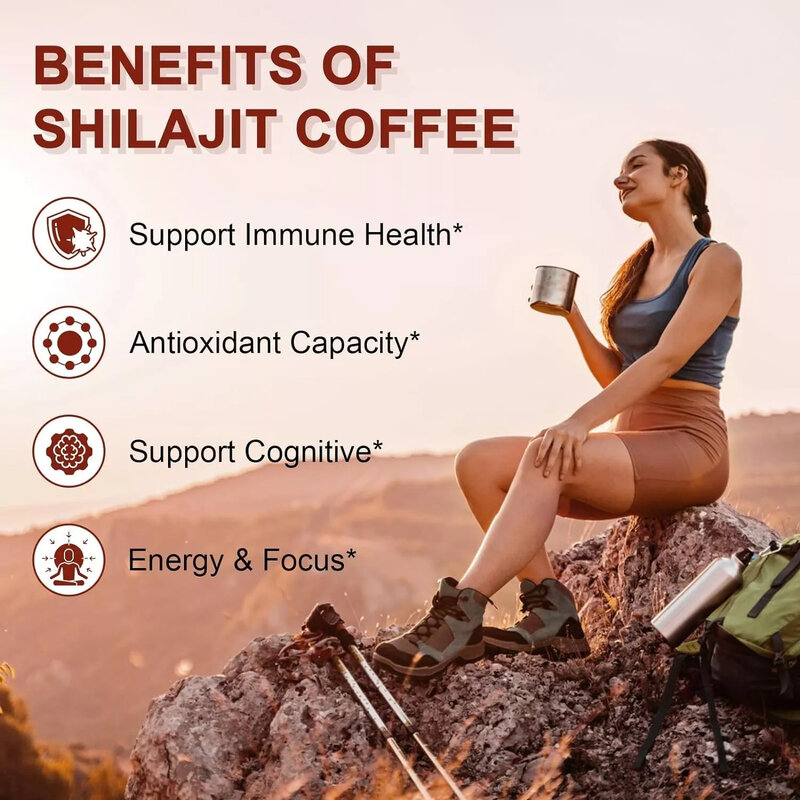 100% 천연 Shilajit 커피 우유 음료, 디저트 케이크, 식용 베이킹 재료, 아이스크림 도구, 도매