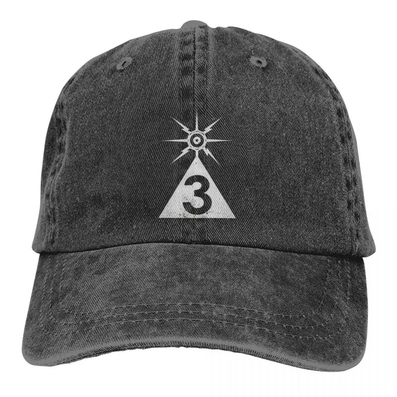 قبعة بيسبول كلاسيكية 3 فرقة روك ، نمط للجنسين ، دينم بالأسى ، قبعة سناباك ، أنشطة خارجية