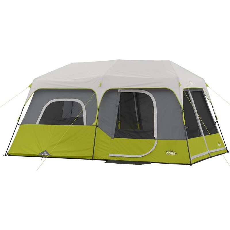 Core 9 orang tenda kabin instan-14 'x 9', Hijau (40008)
