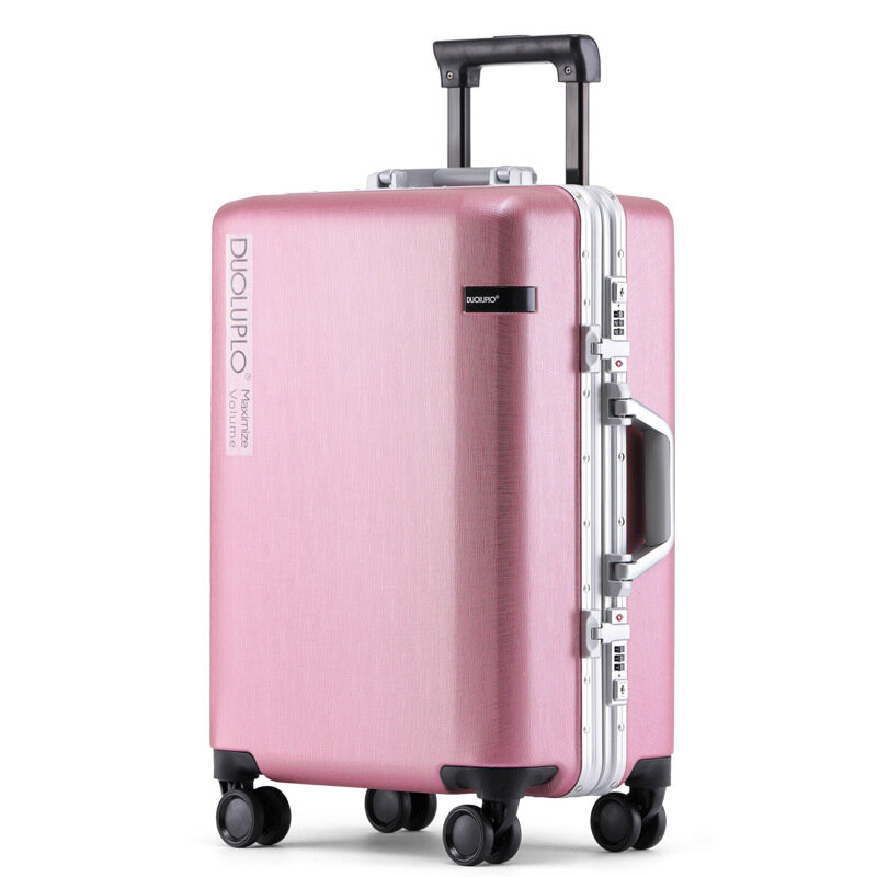 Чемодан 20 дюймов для женщин и мужчин, матовый хипстерский Дорожный чемодан для работы в стиле Instagram, 28 дюймов, с 24 паролями