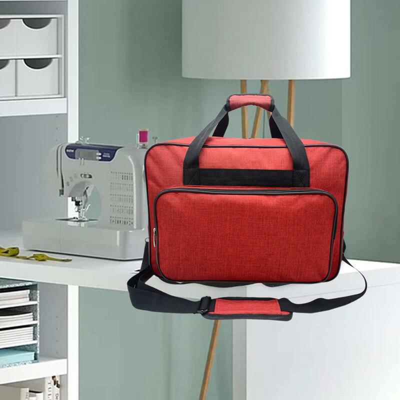 Premium Naaimachine Carry Opbergtas Covers Nylon Student Home Red