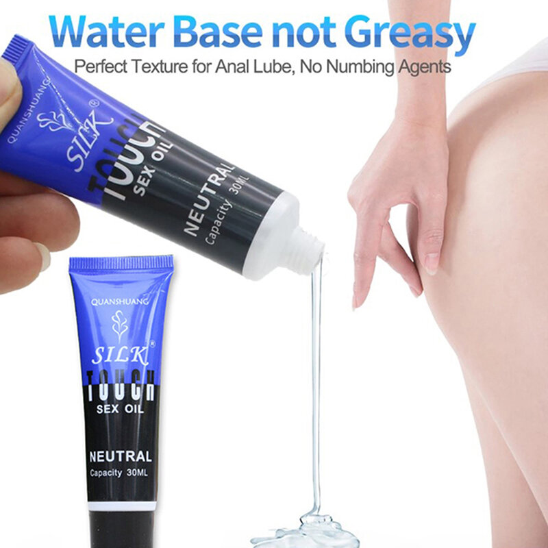 Analgesic Based Lubricant Anal Grease For Sex Gel Vagina Lubrication Oil Based Lube 30ml Sexual Silk Touch Gay Couples Sex Toy