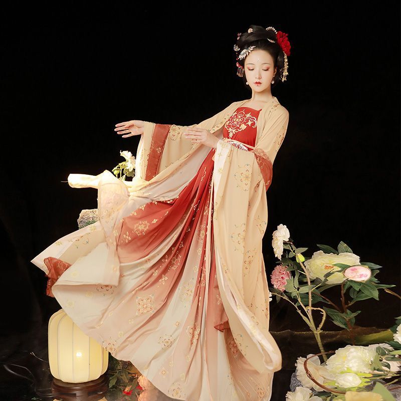 Tradycyjna chińskich kobiet odzież Hanfu strój sceniczny Cosplay strój sceniczny kostium cesarzowej powłóczysta sukienka