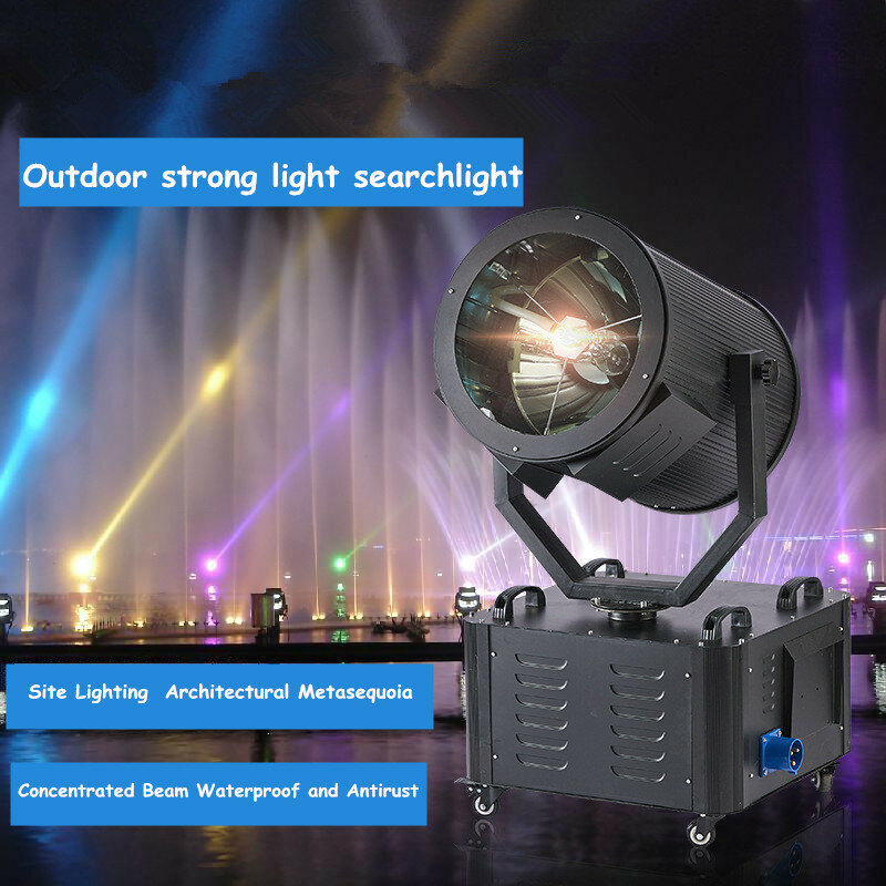 Xenon Lights Auto-rotate Aerial Rose Searchlight Beam Spotlight Outdoor High Power Hotel Roof Remote Light 7000W 6000W 5000W LED