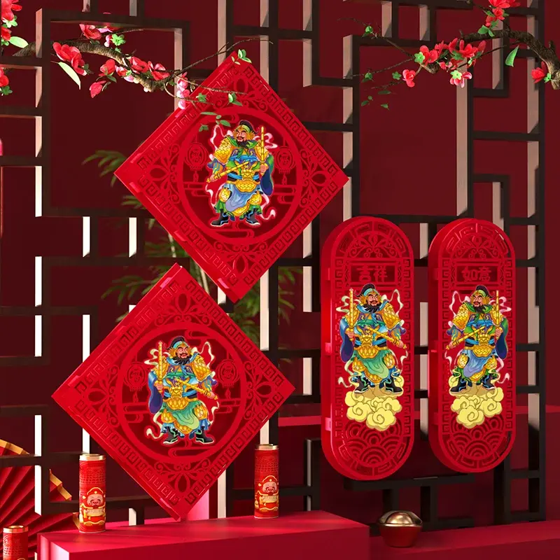Nieuwjaarsdecoratie Scène Lay-Out China-Chique Antithetische Flanellen