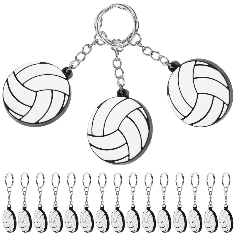 Key Chains For Car Keys Volleyball Party Bag Hanging Pendants Basketball Accessoriess Volleyball Party Favors