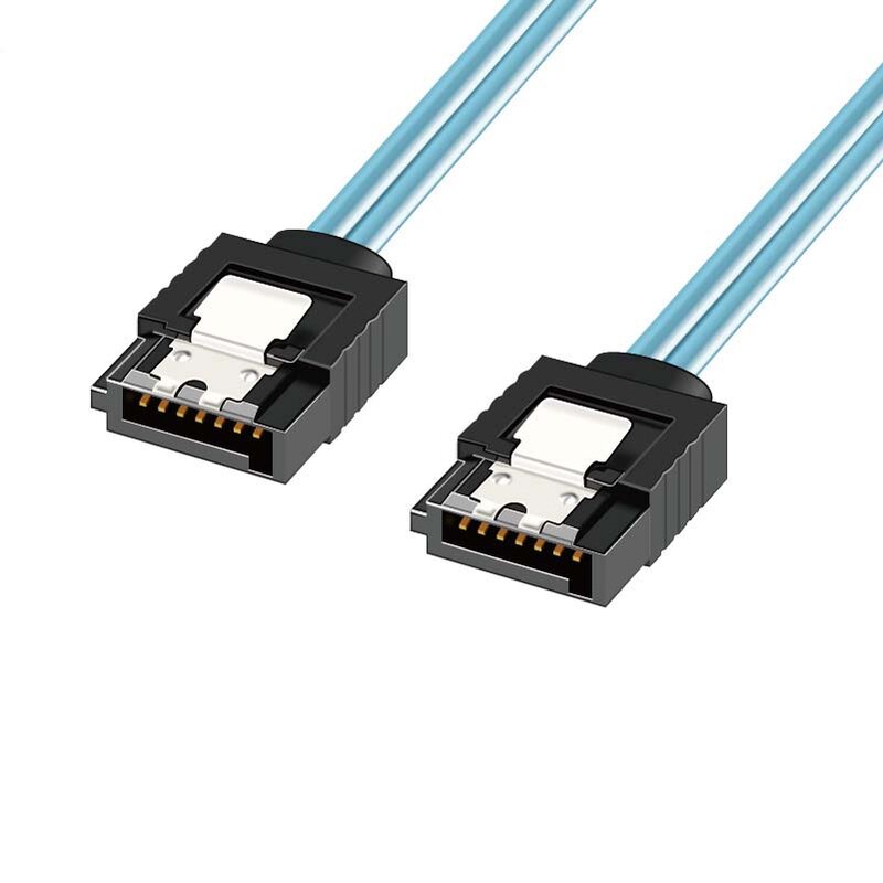 2pcs/5pcs SATA 3.0 cavo dati a 7 pin ad alta velocità da 6 GB/s HDD SSD cavo dritto per disco rigido seriale