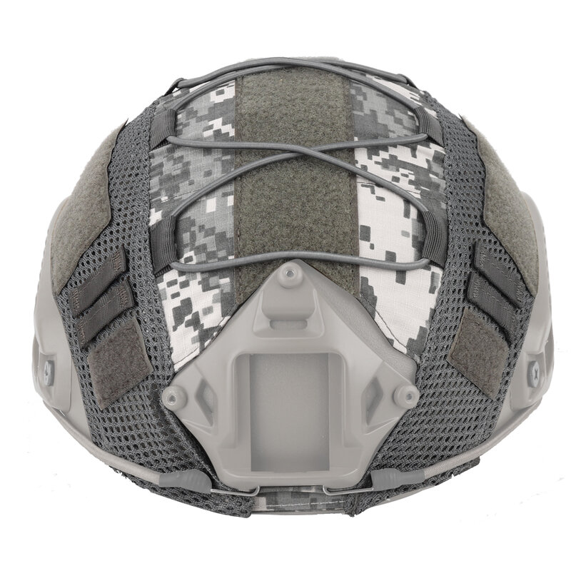 Cubierta de casco táctico de camuflaje, tocado con cordón elástico para casco militar Airsoft Paintball, accesorios