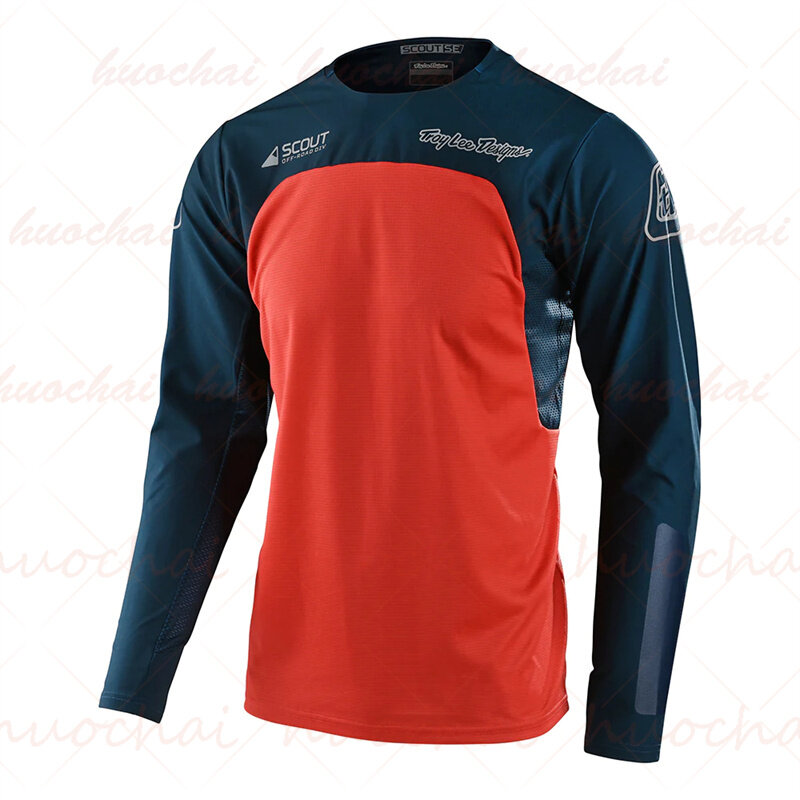 Motocross jersey, motorcycle T-shirt, cross-country enduro downhill jersey, BMX MTB mountain bike long-sleeved jersey