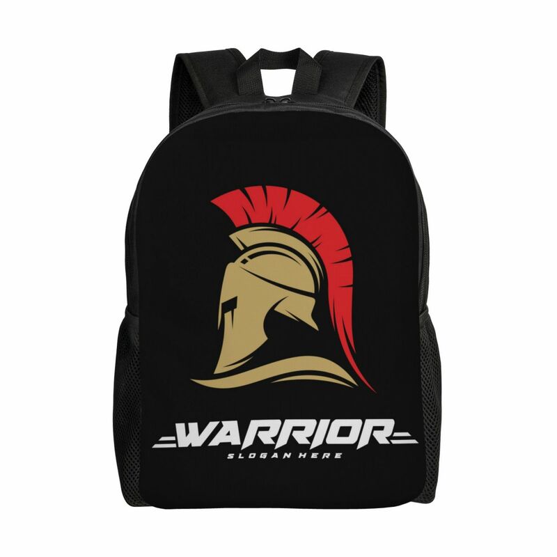 Spartan-男性と女性のためのタータンレースのバックパック,精神的な,防水,大容量のランドセル,印刷されたブックバッグ,旅行