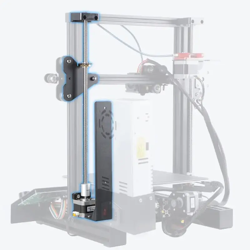 Creality-Dual Z Axis Kit Parafuso Chumbo, haste de parafuso com motor de passo para Ender 3, Ender-3, V2, impressora 3D