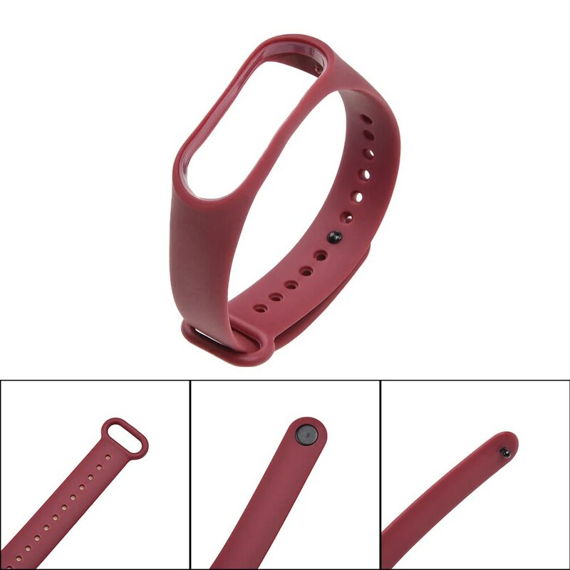 Durable and Environmentally Friendly Wristband Waterproof for XIAOMI MI Band 43 Sports Edition Strap Lemon Yellow Color