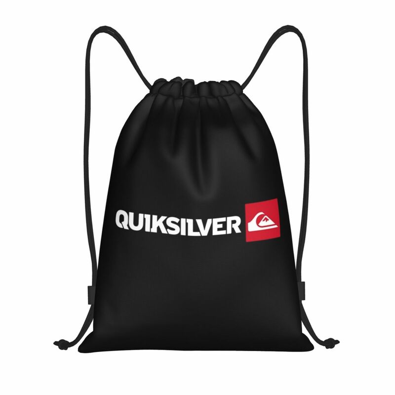 Surf Surfing Q-Quiksilvers Drawstring Bags Sports Backpack Gym Sackpack String Bags for Exercise